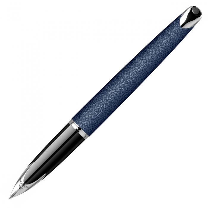 Stilou Waterman Carene SE Blue Leather PDT 18k [4]