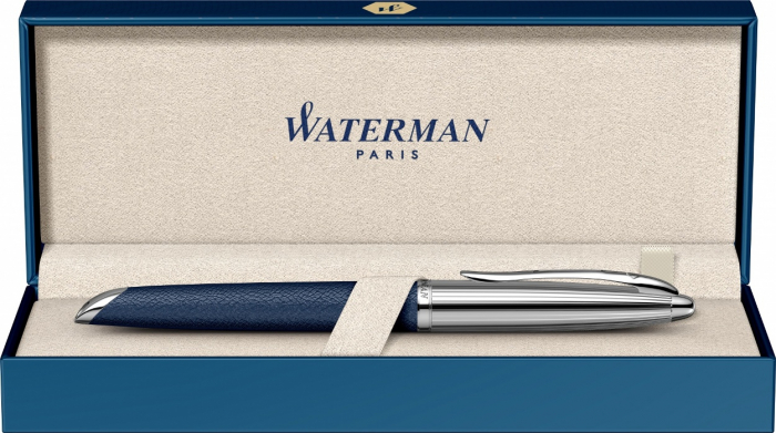 Stilou Waterman Carene SE Blue Leather PDT 18k [7]