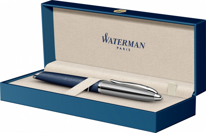 Stilou Waterman Carene SE Blue Leather PDT 18k [11]