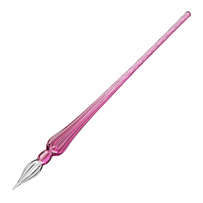 Toc Caligrafic de Sticla 18 cm Round Glass Pen Violet, Jacques Herbin [1]