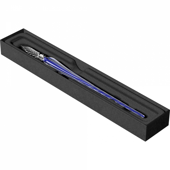 Toc Caligrafic de Sticla 18 cm Twisted Glass Pen Night Blue, Jacques Herbin [4]