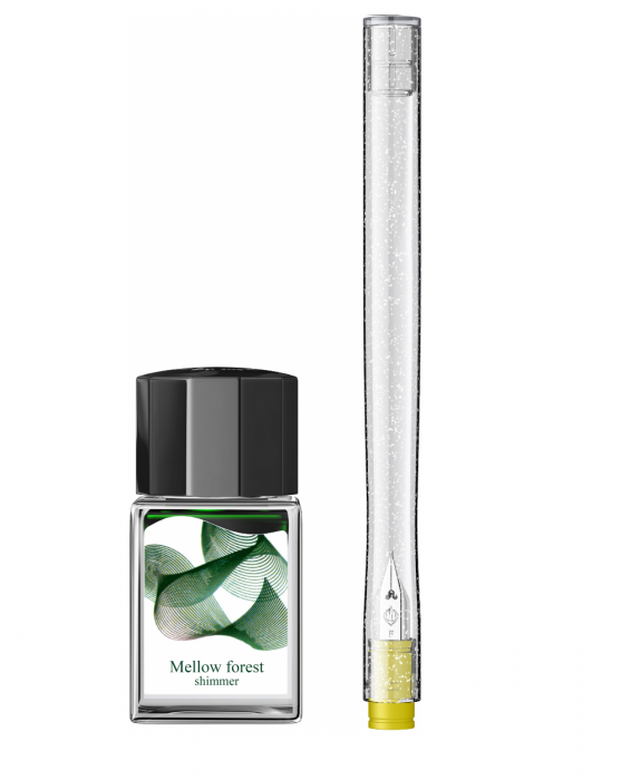 Toc Caligrafic Hocoro Dip Pen Fude 40º Nib + Calimara 10 ml Mellow Forest, Sailor [3]