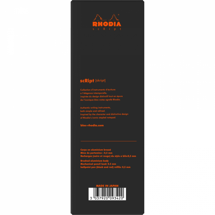 Trio Pen 0.5 Rhodia Script 3 in 1 Black [9]