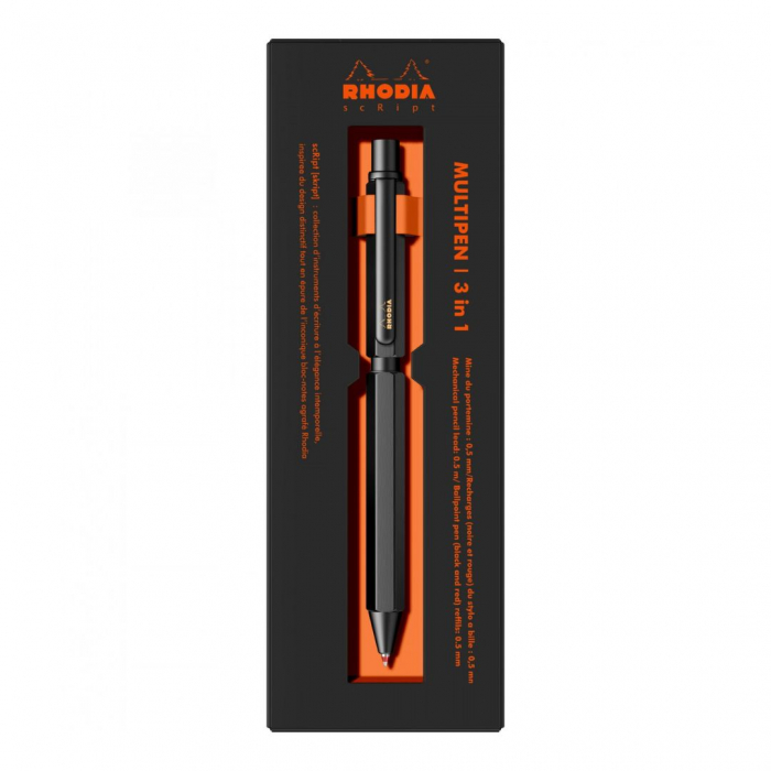 Trio Pen 0.5 Rhodia Script 3 in 1 Black [3]