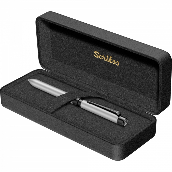 Trio Pen Trio Sport 93 Metallic Silver BT, Scrikss [2]