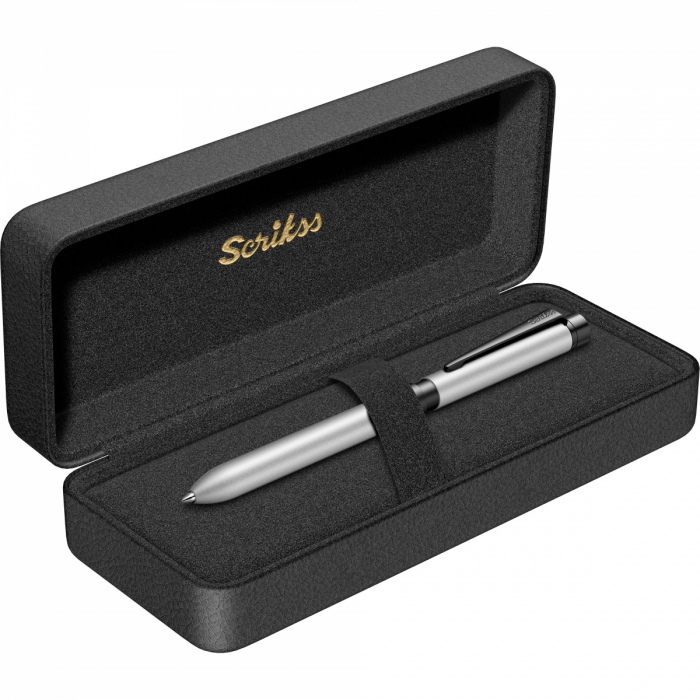 Trio Pen Trio Sport 93 Metallic Silver BT, Scrikss [4]