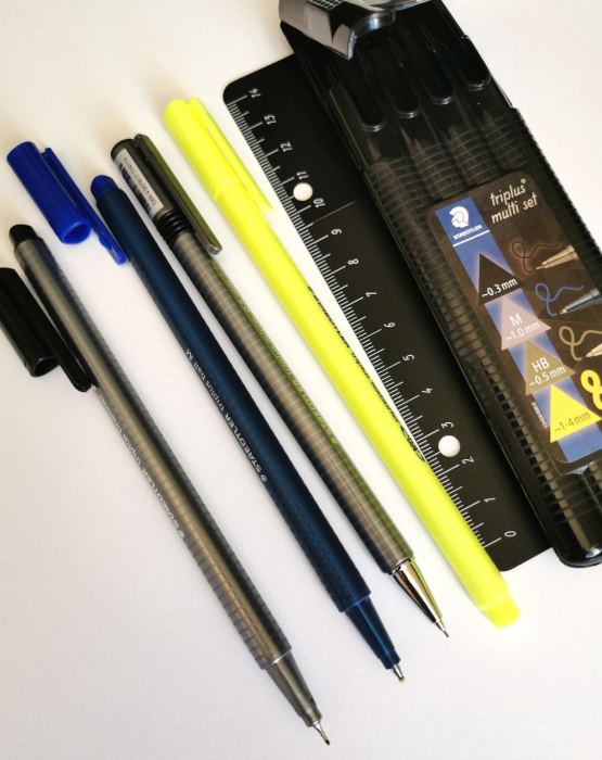 Triplus multi set 34 cu Rigla atasata 4 buc /set Staedtler [3]