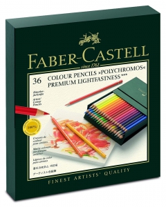 Creioane Colorate pentru Artisti - Polychromos Creioane Colorate 36 Culori Studio, Faber-Castell