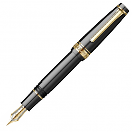 Stilouri Regular Size - Stilou Pro Gear Black GT, Regular Size 21K, Sailor