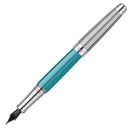 Stilou Leman Bicolor Turquoise SRT Caran d'Ache [2]