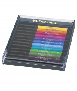Pitt - PITT ARTIST PEN NUANTE BRIGHT FABER-CASTELL CUTIE 12 CULORI
