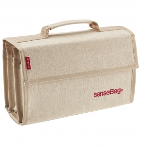 Accesorii pentru Artisti - Etui Textil Sensebag Crem pt 72 Instrumente de Scris