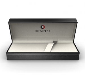 Stilou Sheaffer 100 Glossy White & Brushed Chrome NT [2]
