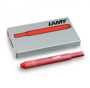Cartuse Cerneala - Cartuse Cerneala LAMY Rosu Giant T10, set 5 buc