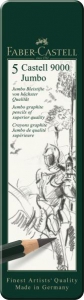 CREION GRAFIT CASTELL 9000 JUMBO FABER-CASTELL SET 5 BUC [1]