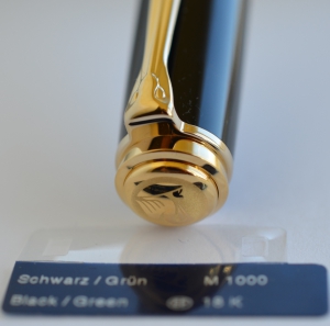 Stilou Souveran M1000 Black-Green, Pelikan [3]