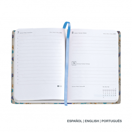 Agenda Journal 122x168 zilnica Daisies Sewn Natura MR25, Miquelrius [7]
