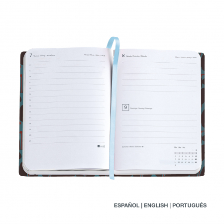 Agenda Journal 122x168 zilnica Jessica Sewn Natura MR25, Miquelrius [1]