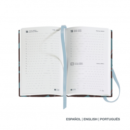 Agenda Passport 90x140 zilnica Jessica Sewn Natura MR25, Miquelrius [1]
