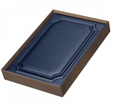 Agenda piele B5 Business Model R Navy, Princ Leather [7]