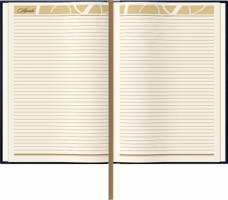 Agenda piele B5 Business Model R Navy, Princ Leather [5]