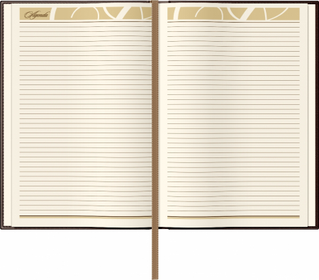 Agenda piele B5 Model A Brown, Princ Leather [3]