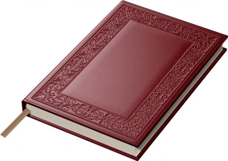 Organizatoare si Agende - Agenda piele B5 Model C Burgundy, Princ Leather