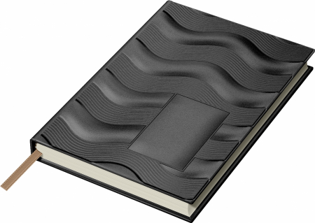 Princ Leather - Agenda piele B5 Business Model F Black, Princ Leather