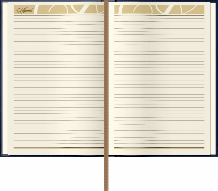 Agenda piele B5 Business Model F Navy, Princ Leather [5]