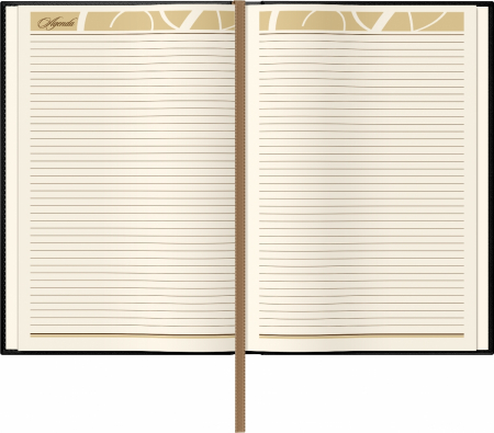 Agenda piele B5 Business Model R Black, Princ Leather [5]
