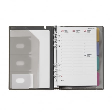 Agenda Plus 155x213 inele sapt vert Terracotta CAT MR25, Miquelrius [6]