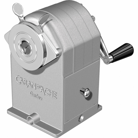 Ascutitori - Ascutitoare cu Cilindru si Manivela Metal Grey, Caran d'Ache