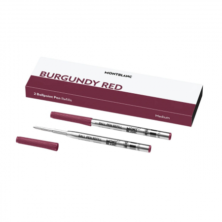 Mine Pix - Ballpoint Refills Burgundy Red M set 2 buc, Montblanc