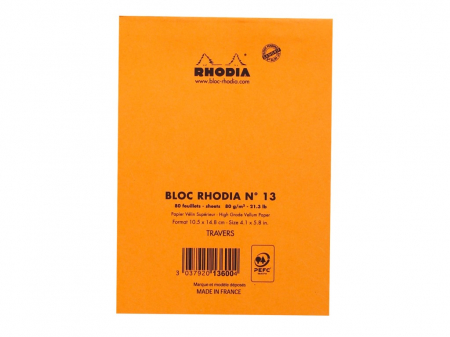 Blocnotes capsat N°13 A6 capsat, Rhodia [2]