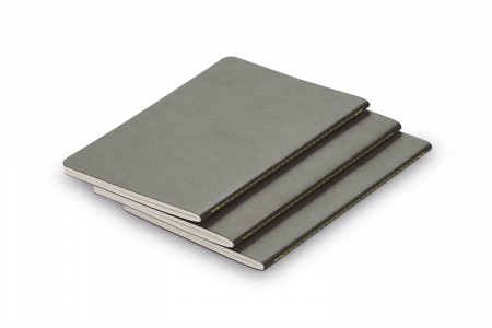 Agende nedatate, Notesuri - Set 3 buc Booklet Softcover A5 grey Lamy