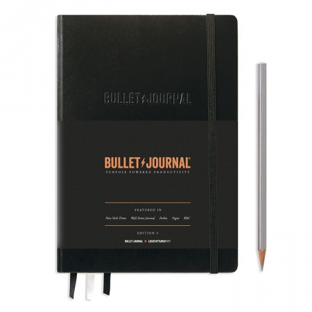 Caiete - Caiet A5 Bullet Journal ED. 2 Coperta Rigida Negru, Leuchtturm1917