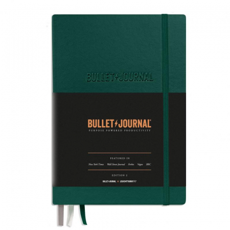 Caiete - Caiet A5 Bullet Journal ED. 2 Coperta Rigida Verde, Leuchtturm1917