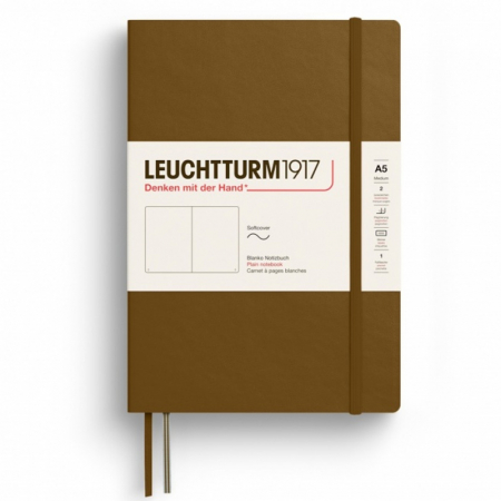 Leuchtturm1917 - Caiet A5 Coperta Flexibila Maro Scortisoara, Leuchtturm1917