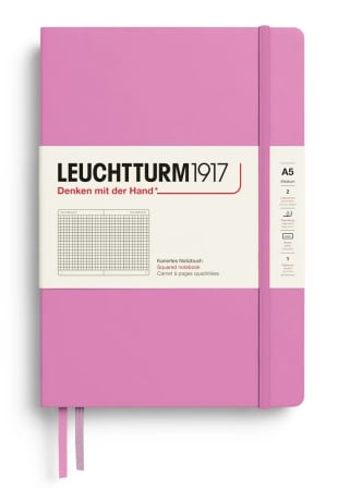 Brand - Caiet A5 Coperta Rigida Pink Bubblegum, Leuchtturm1917