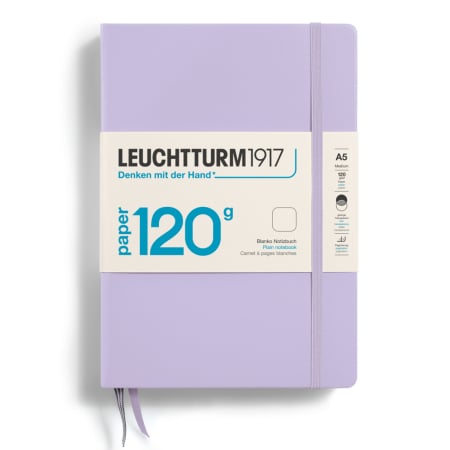 Brand - Caiet A5 Coperta Rigida Lila 120 g, Leuchtturm1917