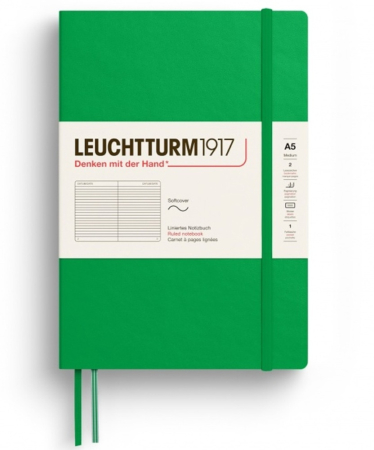 Nou! - Caiet A5 Coperta Flexibila Verde Primavaratic Leuchtturm1917