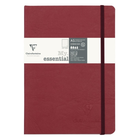 Caiete - Caiet A5 Age Bag Red Dot 192 pagini 90g mp, Clairefontaine