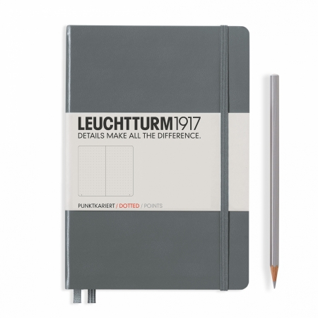 Leuchtturm1917 - Caiet A5 Coperta Rigida Antracit, Leuchtturm1917