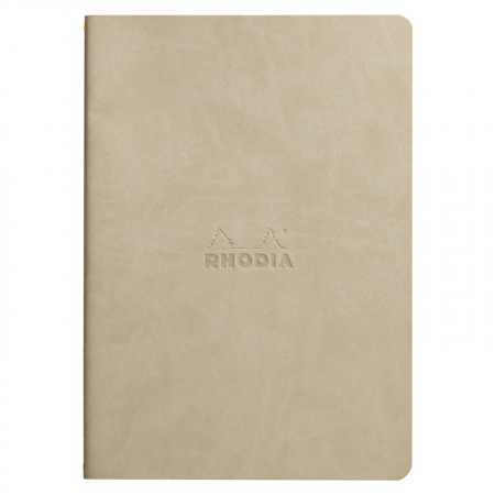 Rhodia - Caiet A5 Rhodia Rhodiarama Sewn Spine Beige, Punctat