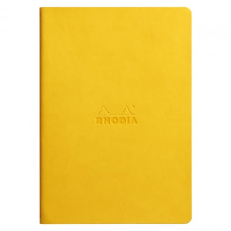 Caiete Sewn Spine - Caiet A5 Rhodia Sewn Daffodil dictando 64 pag