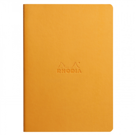 Caiete Sewn Spine - Caiet A5 Rhodia Sewn Orange dictando 64 pag