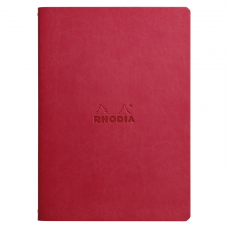Caiete Sewn Spine - Caiet A5 Rhodia Sewn Poppy dictando 64 pag