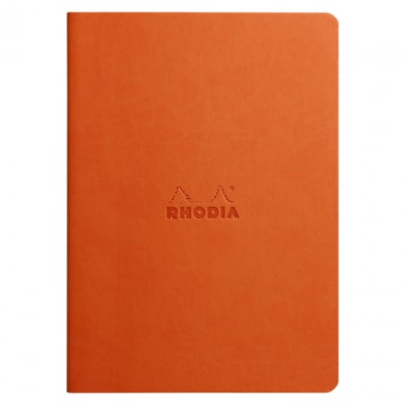 Caiete Sewn Spine - Caiet A5 Rhodia Sewn Tangerine dot 64 pag