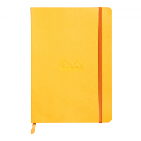 Caiete - Caiet A5 Rhodia softcover Daffodile dictando, 160 pag