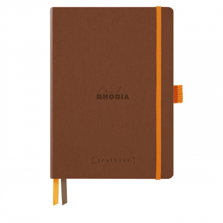 Caiete - Caiet A5 Rhodia softcover Goalbook Copper dot, 240 pag